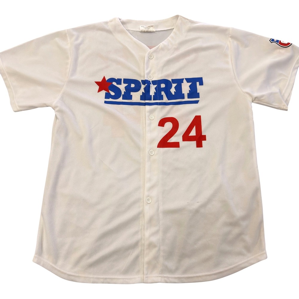 Vtg San Bernardino Spirit Griffey 24 Jersey Minor League Baseball White Mesh XL